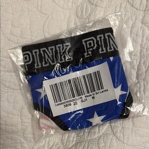 Victoria's Secret Pink Star Panties - Red, White and Blue